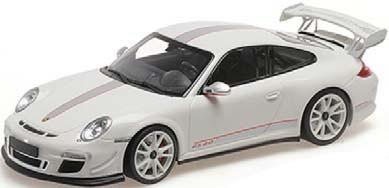 ミニチャンプス 1/18 ポルシェ 911 GT3 RS 4.0 2011 ホワイト【155062221】ミニカー  返品種別B