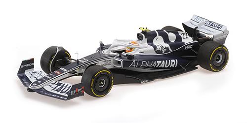 ミニチャンプス 1/18 スクーデリア アルファタウリ AT03 角田裕毅 バーレーンGP 2022【117220122】ミニカー 返品種別B