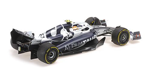 ミニチャンプス 1/18 スクーデリア アルファタウリ AT03 角田裕毅 バーレーンGP 2022【117220122】ミニカー 返品種別B