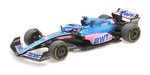 ミニチャンプス 1/18 BWT アルピーヌ F1 チーム A522 フェルナンド・アロンソ オーストラリアGP 2022【117220314】ミニカー 返品種別B