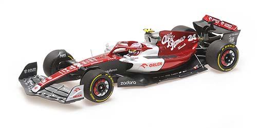 ミニチャンプス 1/18 アルファ ロメオ F1 チーム オーレン C42 周冠宇 バーレーンGP 2022【117220124】ミニカー 返品種別B