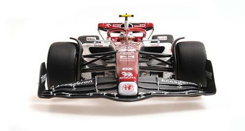 ミニチャンプス 1/18 アルファ ロメオ F1 チーム オーレン C42 周冠宇 バーレーンGP 2022【117220124】ミニカー 返品種別B_2