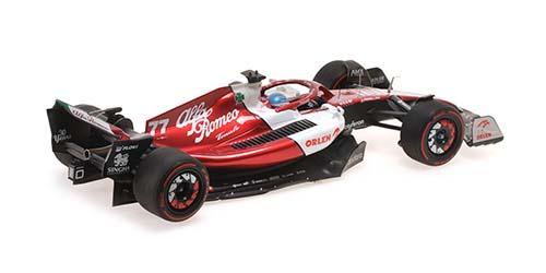 ミニチャンプス 1/18 アルファ ロメオ F1 チーム オーレン C42 バルテリ・ボッタス バーレーンGP 2022【117220177】ミニカー 返品種別B_1