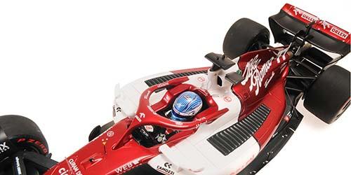 ミニチャンプス 1/18 アルファ ロメオ F1 チーム オーレン C42 バルテリ・ボッタス バーレーンGP 2022【117220177】ミニカー 返品種別B_4