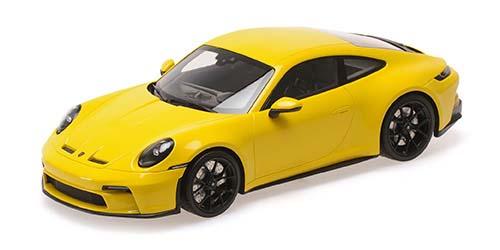 ミニチャンプス 1/18 ポルシェ 911 (992) GT3 ツーリング 2022 イエロー/ブラックホイール【117069021】ミニカー 返品種別B