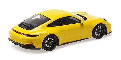 ミニチャンプス 1/18 ポルシェ 911 (992) GT3 ツーリング 2022 イエロー/ブラックホイール【117069021】ミニカー 返品種別B_1