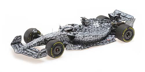 ミニチャンプス 1/18 アルファ ロメオ F1 チーム オーレン C42 ロバート・クビサ バルセロナテスト 2022【117229988】ミニカー 返品種別B