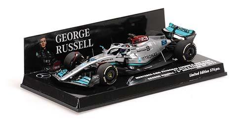 ミニチャンプス 1/43 メルセデス AMG ペトロナス フォーミュラ ワン チーム F1 W13 E パフォーマンス ジョージ・ラッセル オーストラリアGP 2022 3位入賞【417220363】ミニカー 返品種別B