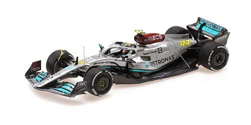 ミニチャンプス 1/43 メルセデス AMG ペトロナス フォーミュラ ワン チーム F1 W13 E パフォーマンス ルイス・ハミルトン フランスGP 2022 F1参戦300戦目【417221244】ミニカー 返品種別B