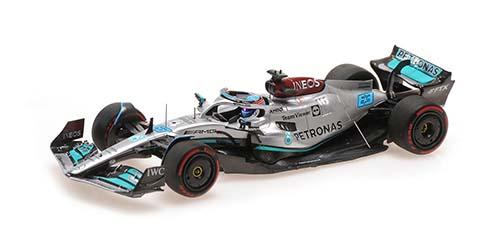 ミニチャンプス 1/43 メルセデス AMG ペトロナス フォーミュラ ワン チーム F1 W13 E パフォーマンス ジョージ・ラッセル ハンガリーGP 2022 初ポールポジション【417223163】ミニカー 返品種別B
