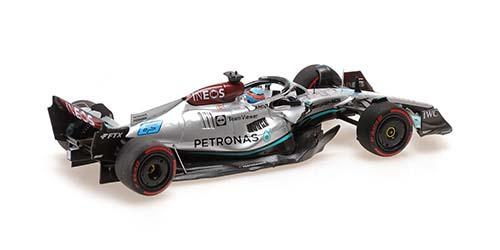 ミニチャンプス 1/43 メルセデス AMG ペトロナス フォーミュラ ワン チーム F1 W13 E パフォーマンス ジョージ・ラッセル ハンガリーGP 2022 初ポールポジション【417223163】ミニカー 返品種別B