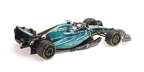 ミニチャンプス 1/18 アストン マーティン アラムコ コグニザント フォーミュラワンチーム AMR22 セバスチャン・ベッテル アブダビGP 2022 ラストレース【117222205】ミニカー 返品種別B_1