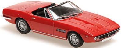 マキシチャンプス 1/43 マセラティ ギブリ スパイダー 1969 レッド【940123330】ミニカー  返品種別B