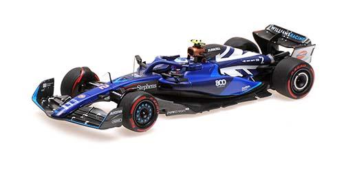 ミニチャンプス 1/43 ウィリアムズ レーシング FW45 ローガン・サージェント イギリスGP 2023 ウィリアムズ GP参戦800戦目仕様【417231102】ミニカー 返品種別B