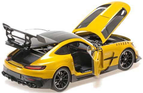 ミニチャンプス 1/18 メルセデス-AMG GT ブラックシリーズ 2021 イエローメタリック (ソーラービーム)【110032021】ミニカー 返品種別B_1