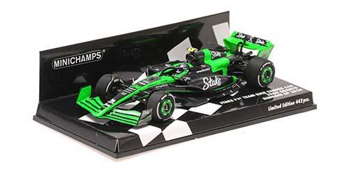 ミニチャンプス 1/43 ステーク F1チーム キック ザウバー C44 周冠宇 2024【417240124】ミニカー 返品種別B