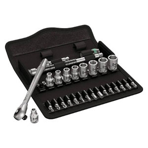 Wera 004017 8100SA7　サイクロップラチェット「メタル」セット　1/4[004017] 返品種別B
