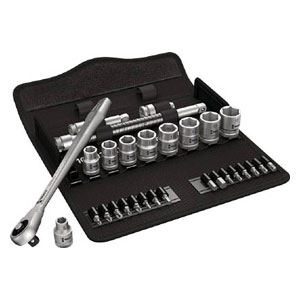 Wera 004077 8100SC7　サイクロップラチェット「メタル」セット　1/2[004077] 返品種別B