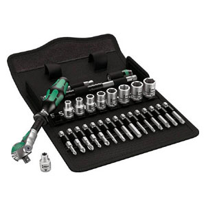 Wera 004016 8100SA6 サイクロップラチェット「スピード」セット 1/4ヴェラ[004016] 返品種別B