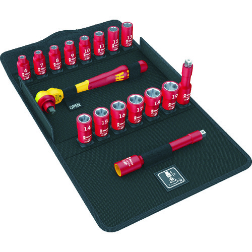Wera 004970 8100SB VDE 絶縁ソケットレンチセット[004970WERA] 返品種別B