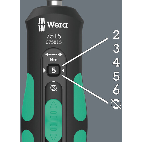 Wera 75850 7515/7 差替式クラフトフォームセーフトルクドライバー スピード 自転車用セット1[075850WERA] 返品種別B_3