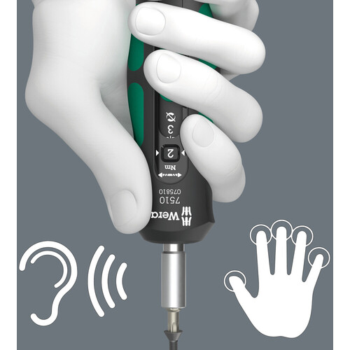 Wera 75840 7510/14 差替式セーフトルクドライバー スピード 超硬チップ用ツールセット[075840WERA] 返品種別B_1