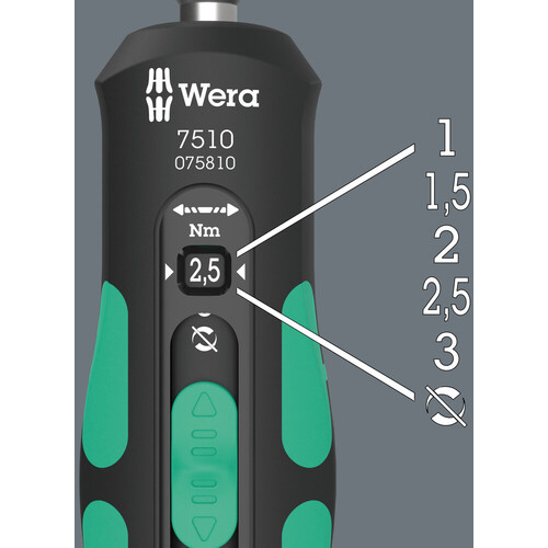 Wera 75840 7510/14 差替式セーフトルクドライバー スピード 超硬チップ用ツールセット[075840WERA] 返品種別B_5