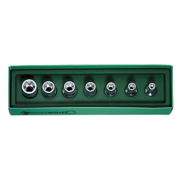 STAHLWILLE 50TX/7 (1/2SQ)ヘクスローブソケットセットスタビレー[50TX7スタビレ] 返品種別B