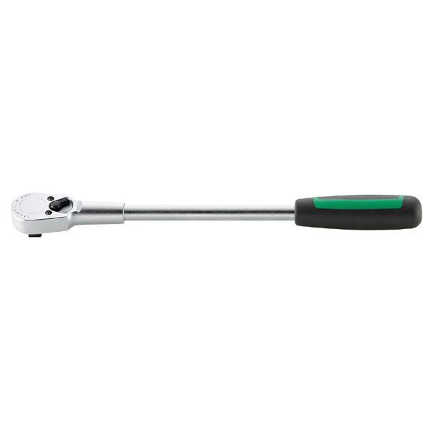 STAHLWILLE 532G (1/2SQ)シールドラチェットハンドル（全長380mm）スタビレー[532Gスタビレ] 返品種別B