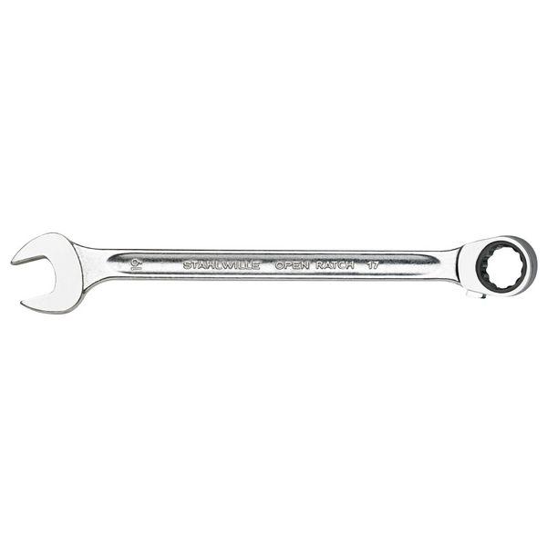 STAHLWILLE 17-17 ラチェットコンビネーションレンチ（17mm）スタビレー[1717スタビレ] 返品種別B