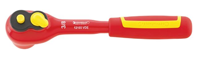 STAHLWILLE 12165VDE （3/8SQ）絶縁ラチェットハンドルスタビレー[12165VDEスタビレ] 返品種別B