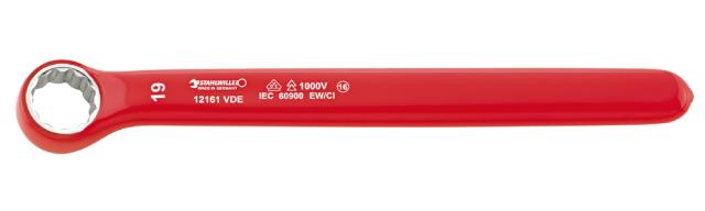 STAHLWILLE 12161VDE-10(スタビレ-) 絶縁片口メガネ　（10mm）スタビレー[12161VDE10スタビレ] 返品種別B