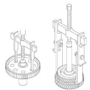 KUKKO 200-UM プーラーキット(メタルケース入)外抜き能力30-250mmクッコ[200UMクツコ] 返品種別B_2