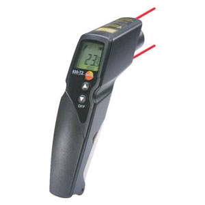 テストー TESTO830T2 testo 830-T2 - 赤外放射温度計 2レーザーポイントタイプtesto 型番：0560 8306[TESTO830T2] 返品種別B