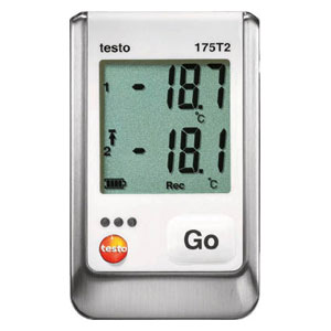 テストー TESTO175T2 温度データロガ内蔵1チャンネル＋外付1チャンネル[TESTO175T2] 返品種別B