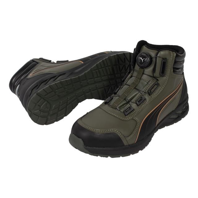 プーマ 63.362.0-OLI-26.0 JAPAN ATHLETIC RIDER 2.0 DISC MID オリーブ 26.0cm JSAA規格 A種PUMA SAFETY[633620OLI260] 返品種別B 13,209円