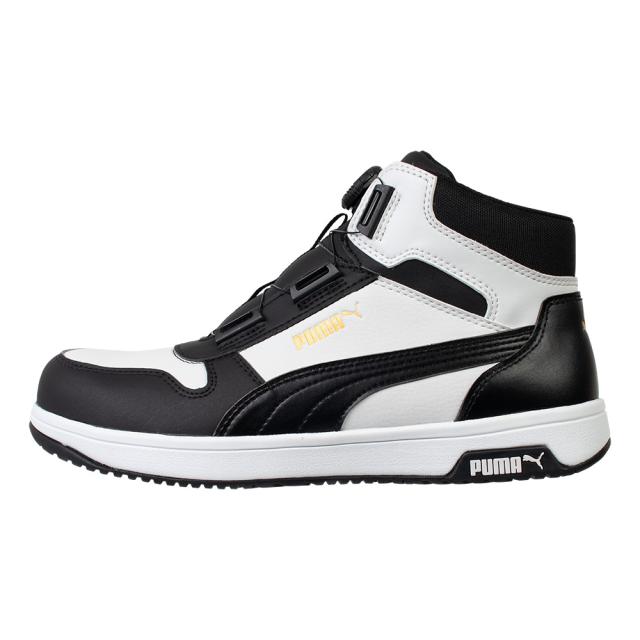 プーマ 63.211.0-BK-26.5 HERITAGE FRONTCOURT DISC MID ブラック 26.5cm JSAA規格 A種PUMA SAFETY[632110BK265] 返品種別B_2