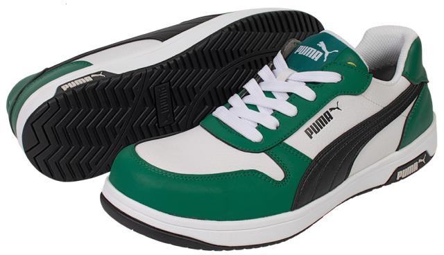 プーマ 64.209.0-GRN-28.0 FRONTCOURT GREEN LOW グリーン 28.0cm JSAA規格 A種PUMA SAFETY[642090GRN280] 返品種別B