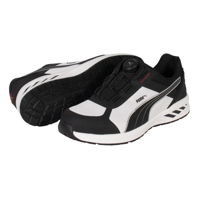 プーマ 64.403.0-BK/WH-27.0 SPRINT2.1 DISC LOW ブラック×ホワイト 27.0cmPUMA SAFETY[644030BKWH270] 返品種別B
