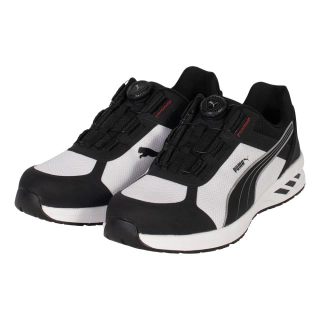 プーマ 64.403.0-BK/WH-27.0 SPRINT2.1 DISC LOW ブラック×ホワイト 27.0cmPUMA SAFETY[644030BKWH270] 返品種別B_1
