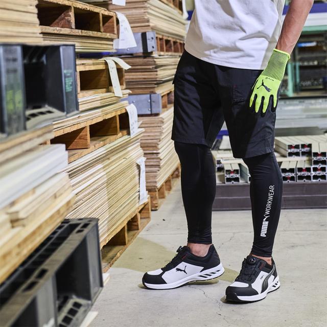 プーマ 64.403.0-BK/WH-27.0 SPRINT2.1 DISC LOW ブラック×ホワイト 27.0cmPUMA SAFETY[644030BKWH270] 返品種別B_7