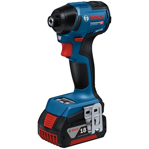 ボッシュ コードレスインパクトドライバー(5.0Ahバッテリー(A1850LIB)×2個、充電器(GAL18V-40)付き) BOSCH GDR18V-220C返品種別B