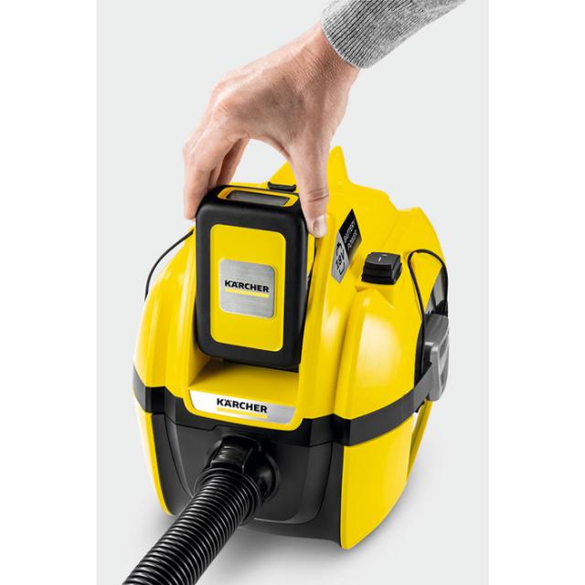 ケルヒャー 1.198-306.0 乾湿両用コードレスバキュームクリーナーKARCHER　WD1 バッテリーセット[WD1バツテリセツト] 返品種別A その他掃除機・クリーナー