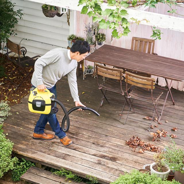ケルヒャー 1.198-306.0 乾湿両用コードレスバキュームクリーナーKARCHER　WD1 バッテリーセット[WD1バツテリセツト] 返品種別A その他掃除機・クリーナー