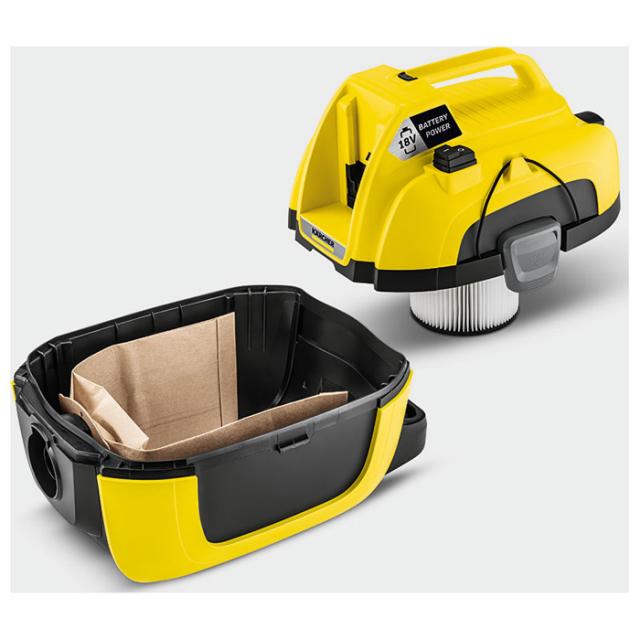 ケルヒャー 1.198-306.0 乾湿両用コードレスバキュームクリーナーKARCHER　WD1 バッテリーセット[WD1バツテリセツト] 返品種別A その他掃除機・クリーナー