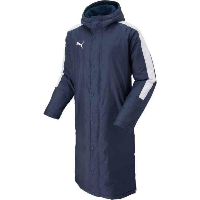 プーマ サッカー　ロングコート（ニューネイビー・Lサイズ） PUMA（プーマ）　TT ESS PRO ロングボアコート PAJ-654983-02-L返品種別A