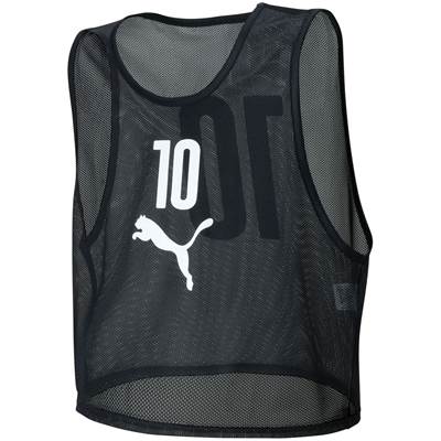 プーマ PAJ-920604-01-XXS サッカー　ビブスセット 10枚組（番号入り）（ブラック・XXS）PUMA[PAJ92060401XXS] 返品種別A