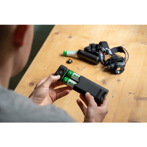 LED LENSER(レッドレンザー):Powerbank Flex 7 502125 充電器 交換用 充電池 Powerbank Flex3 便利なモバイルバッテリー:H8R&frasl; H8R SE（501001・18650型)と互換性あり