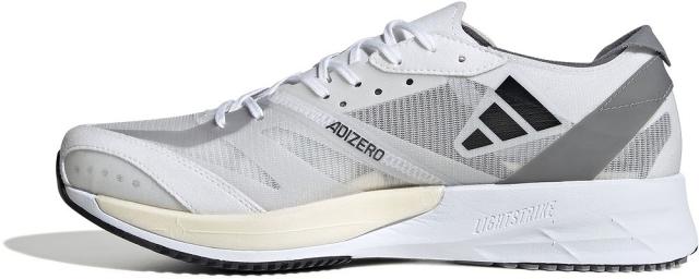 アディダス ADJ-GX6646-235 メンズ ランニングシューズアディゼロ ジャパン 7 M（フットウェアホワイト/コアブラック/グレースリー・23.5cm）adidas ADIZERO JAPAN 7 M[ADJGX6646235] 返品種別A