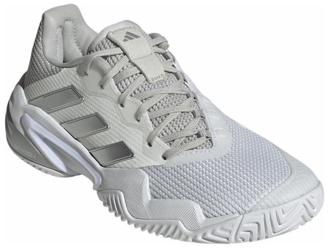 アディダス ADJ-IF0407-240 レディース テニスシューズ バリケード 13 テニス（フットウェアホワイト/コアブラック/グレーワン・サイズ：24.0cm）adidas[ADJIF0407240] 返品種別A